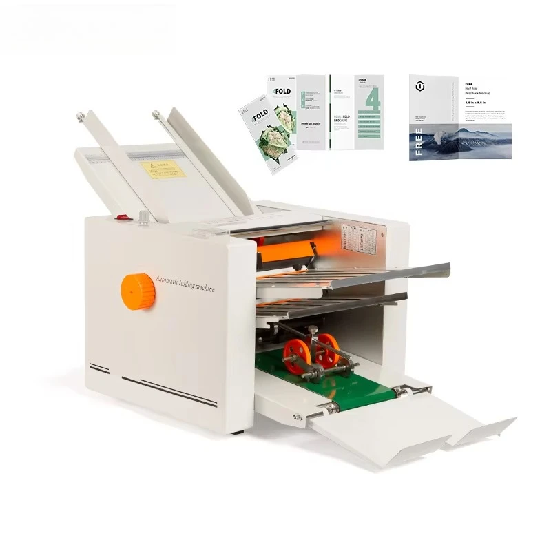 Customization Wide Applications Paper Trays Pattern Leaflet Printing Post Press Industry Automatic Paper Folding Machine