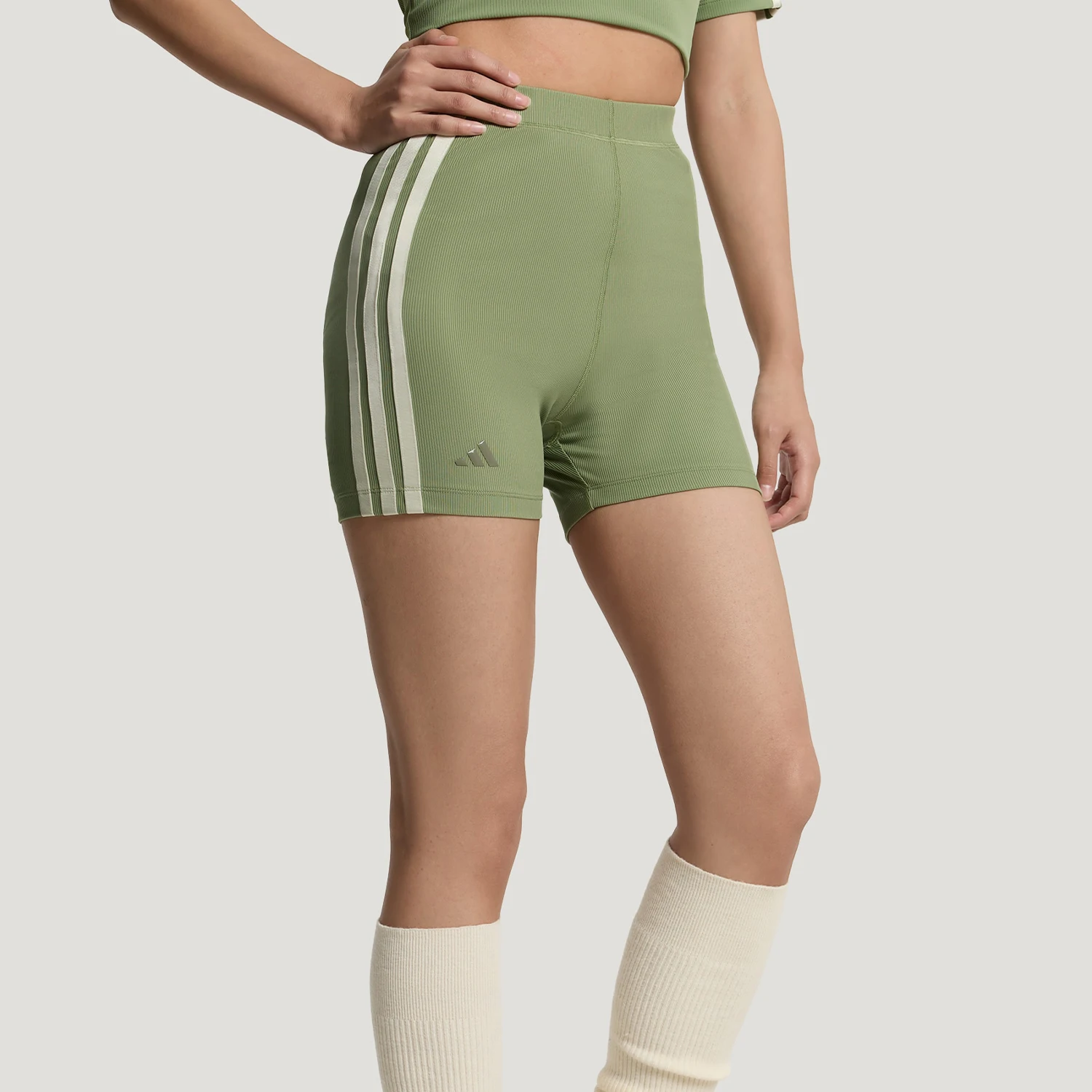Adidas genuine summer women's stretch yoga slim fit sports shorts KV9234
