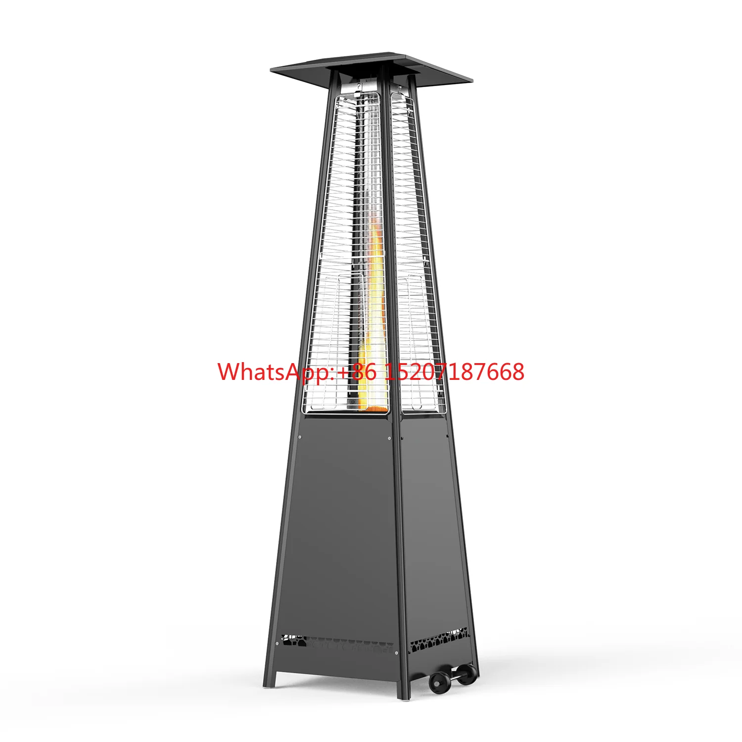 12kw high quality smokeless outdoor outside camping pellet stove patio pellet heater  with wheels for garden yard