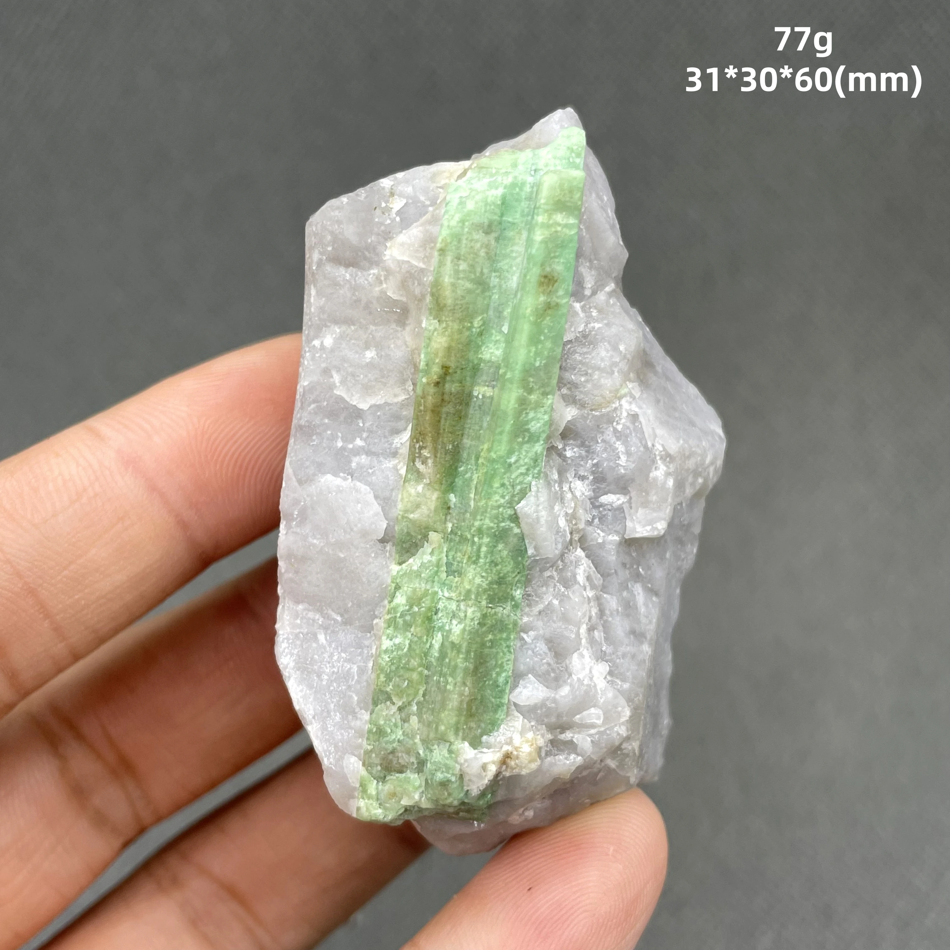 

Natural 77g emerald mineral crystal specimen healing quartz from China (crystals and stones Quartz crystal stones )