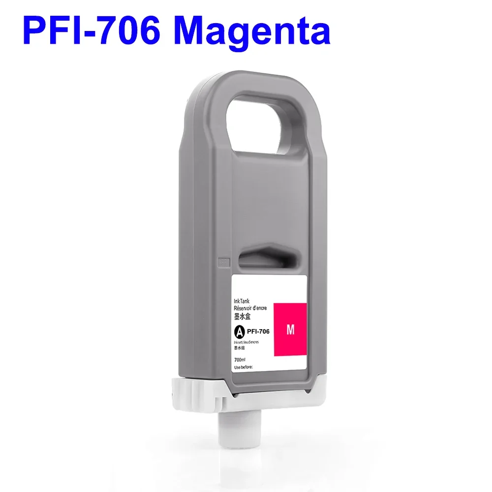 PFI706 PFI-706 compatible ink cartridge 100% Stable for Canon PFI706 IPF 8400 IPF9400 IPF8410 IPF9410 printer with pigment ink