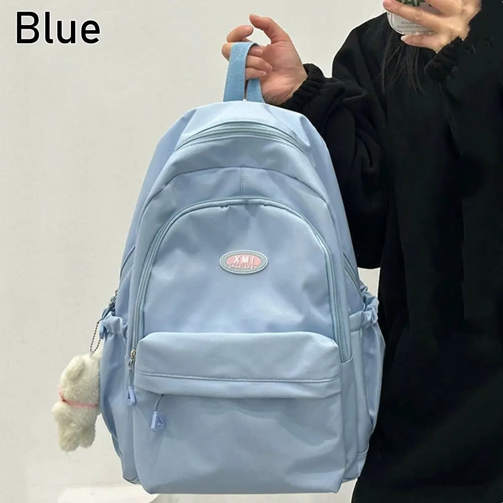 

Durable Nylon Backpack Large Capacity Daily Bookbags Portable Travel Shoulder Bag