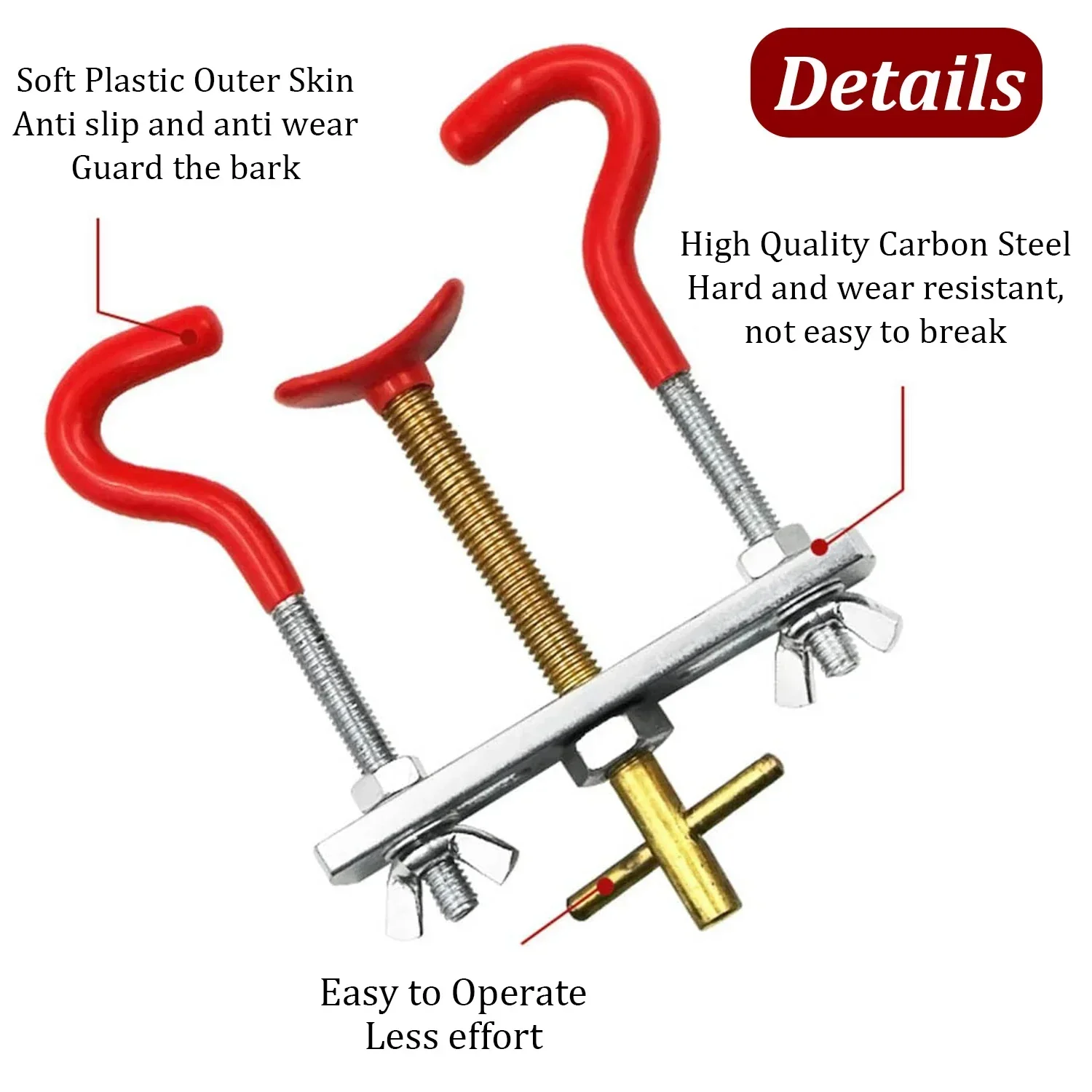 Branch Straightener Gardening Bonsai Bending DIY Shaping Tool Trunk Adjuster Plant Shape Steel Regulator Repair Bending Device