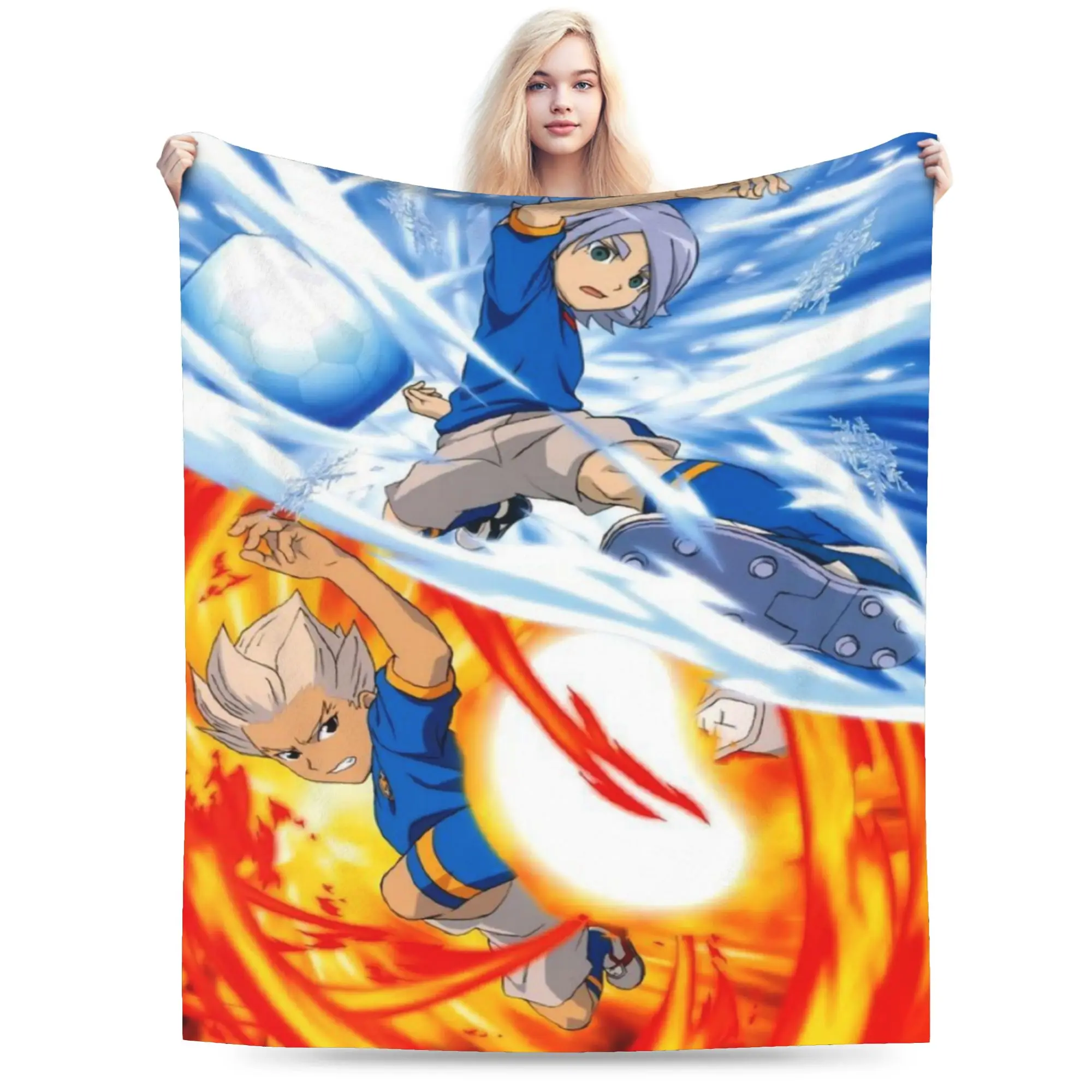 Stylish Inazuma Eleven: Victory Road Blanket Super Soft Flannel  Comfortable Throw Blankets Machine Washable