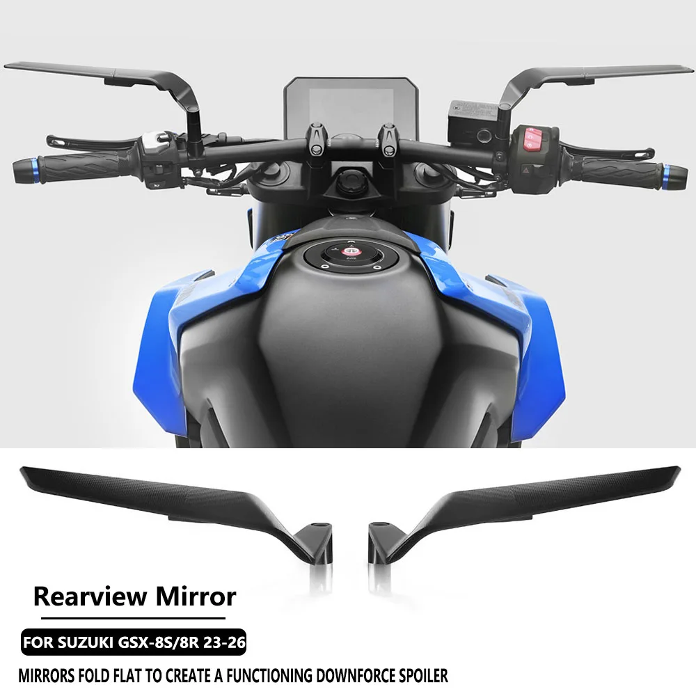 New 2025 Motorcycle Side Mirrors Rearview Mirror For SUZUKI  GSX 8S GSX​-8S 2023 2024 2025 2026 Accessories