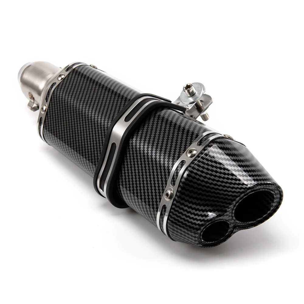 

Evomosa 35-51mm Escape Moto Tube Motorcycle Exhaust Muffler For Honda CBR250 CB400 YZF FZ400 Z750 NINJA TMAX530