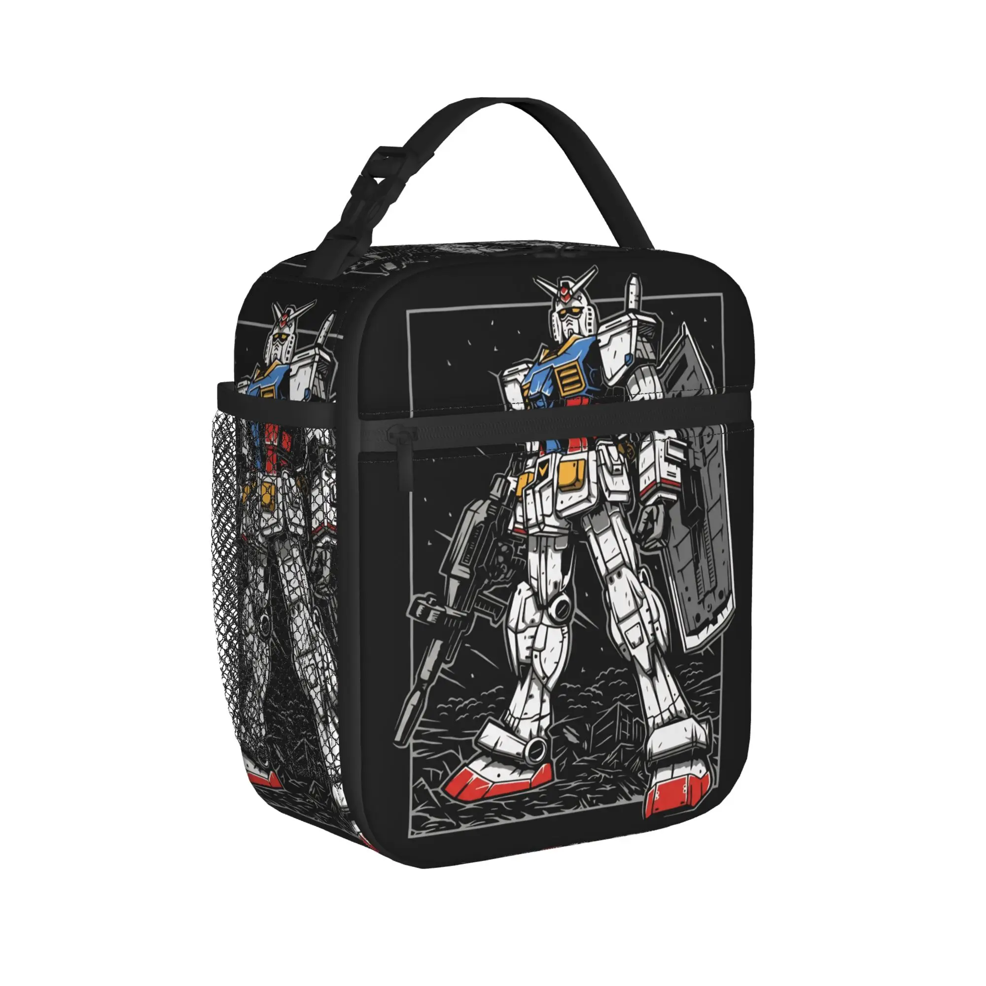 Lunch Box mobile suit gundams Merch  Lunch Container Y2K Thermal Cooler Lunch Box For School