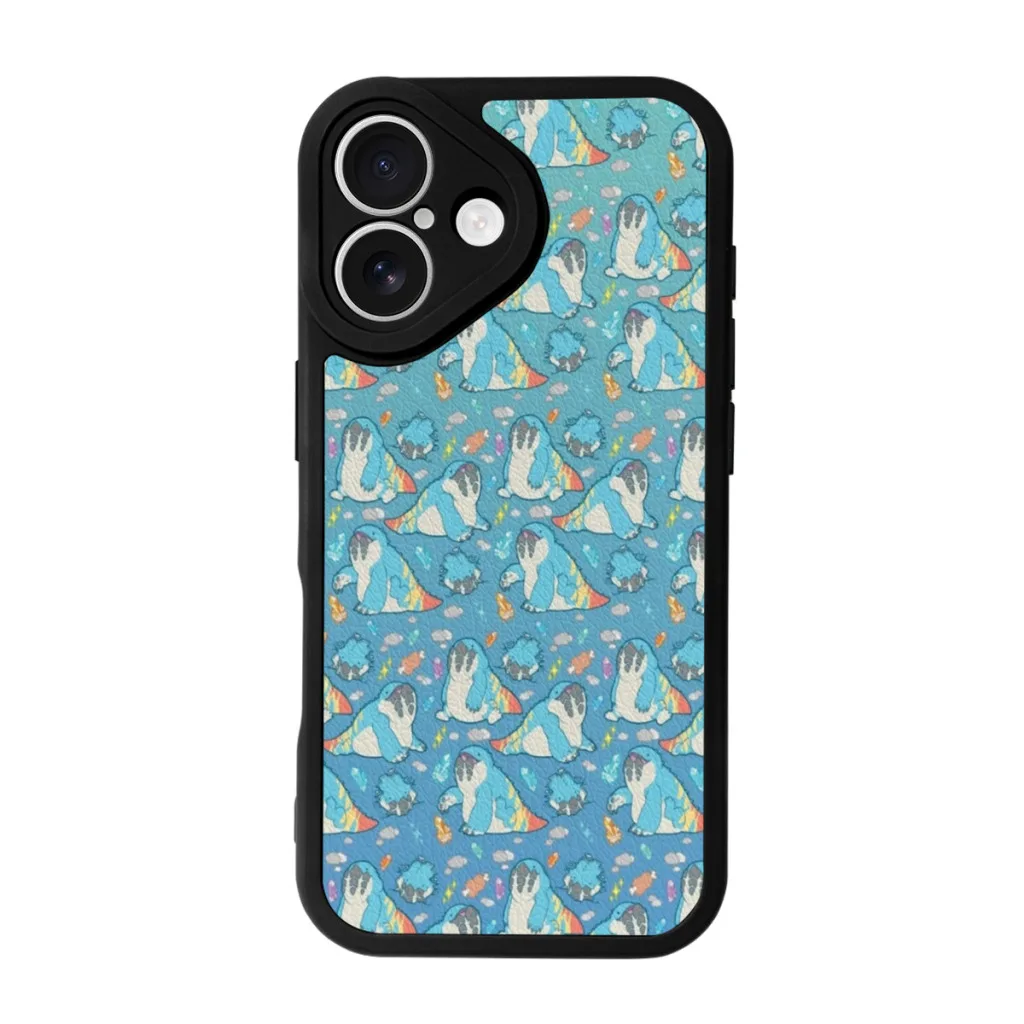 Phone Case For iPhone 16 Pro Max Silicone Skin Case Dodogama Party Pattern