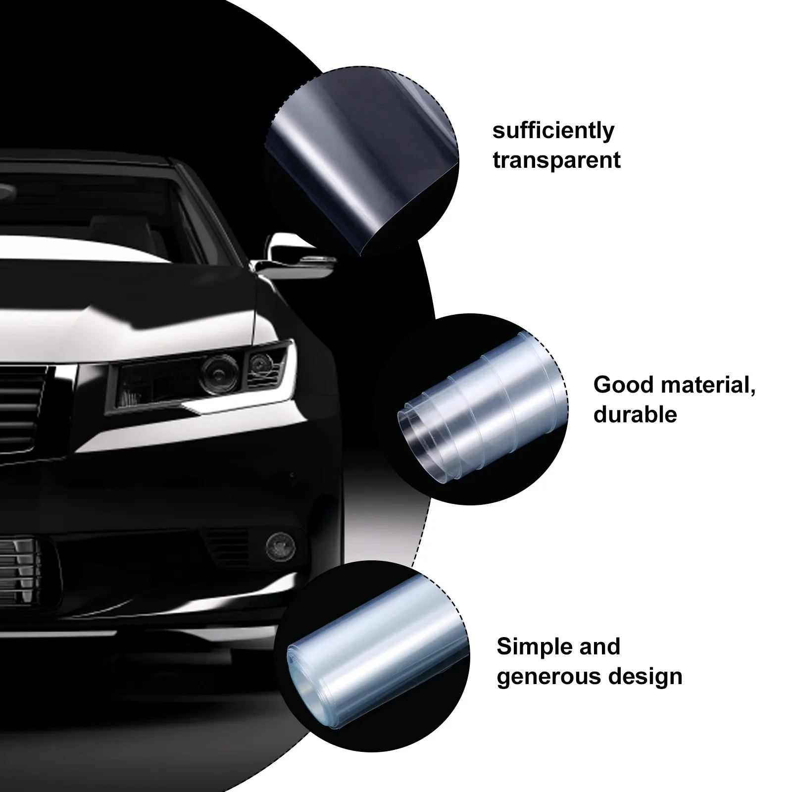 

Transparent Car Protection Film Strong Durable Clear Auto Paint Anti Scratch Protective Vehicle Wrap Car Anti Scratch Film