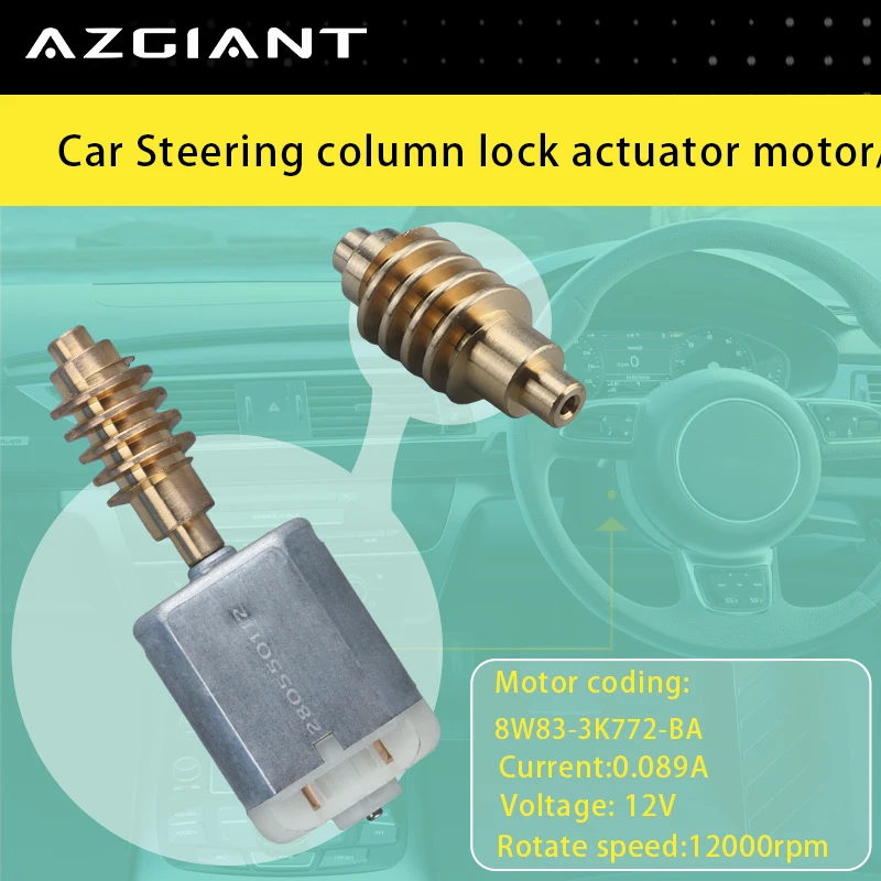 

FC-280SC-18180 Azgiant 12V High Torque Car Electronic Steering Column Steering Lock Motor For 2009-2015 Jaguar XF X250 Auto Part