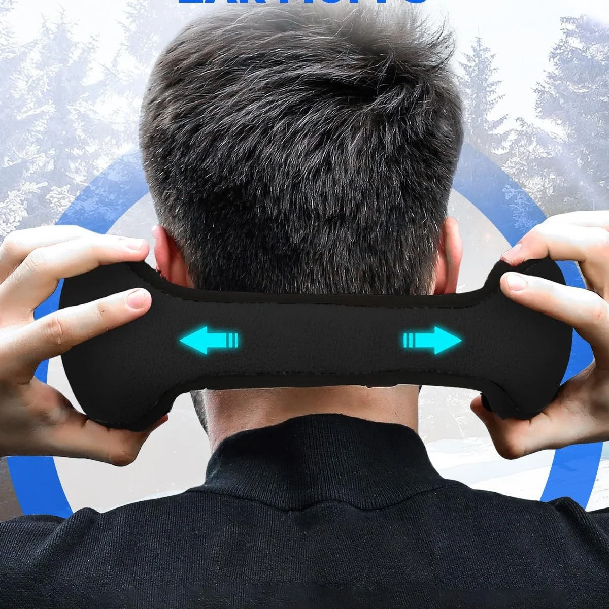1Pc Winter Thicken Warm Fur Earmuffs for Men Women Velvet Plush Ear Muffs Protector Outdoor Cycling Skiing