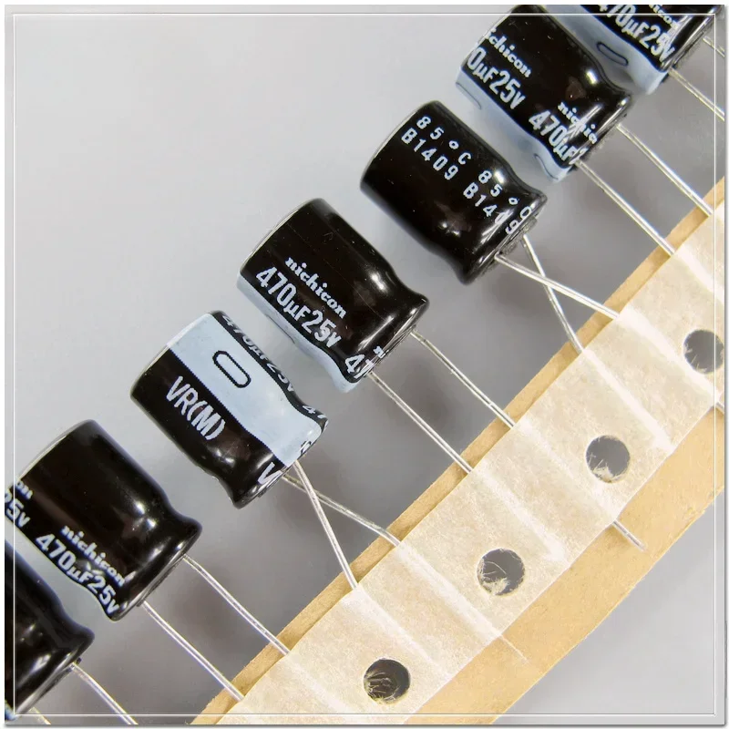 

10PCS/100PCS Nichicon VR Series 25V470uF Electrolytic Capacitor 10×12.5mm
