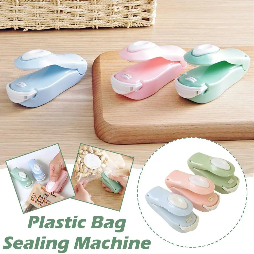 Mini Sealer Small Household Plastic Sealing Machine Mini Seal Hand Bag Sealing Snack Portable Machine Press Plastic R4M3