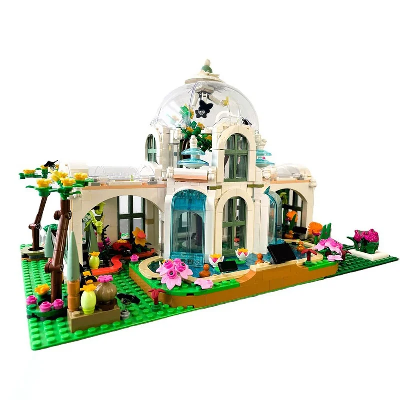 ชุดตัวต่อ MOC สวนพฤกษศาสตร์ 1853 ชิ้น แบบจำลองทางเลือก ของขวัญคริสต์มาส ตัวต่อประกอบเอง ของเล่น DIY เสริมสร้างความคิดสร้างสรรค์ ของขวัญวันเกิด