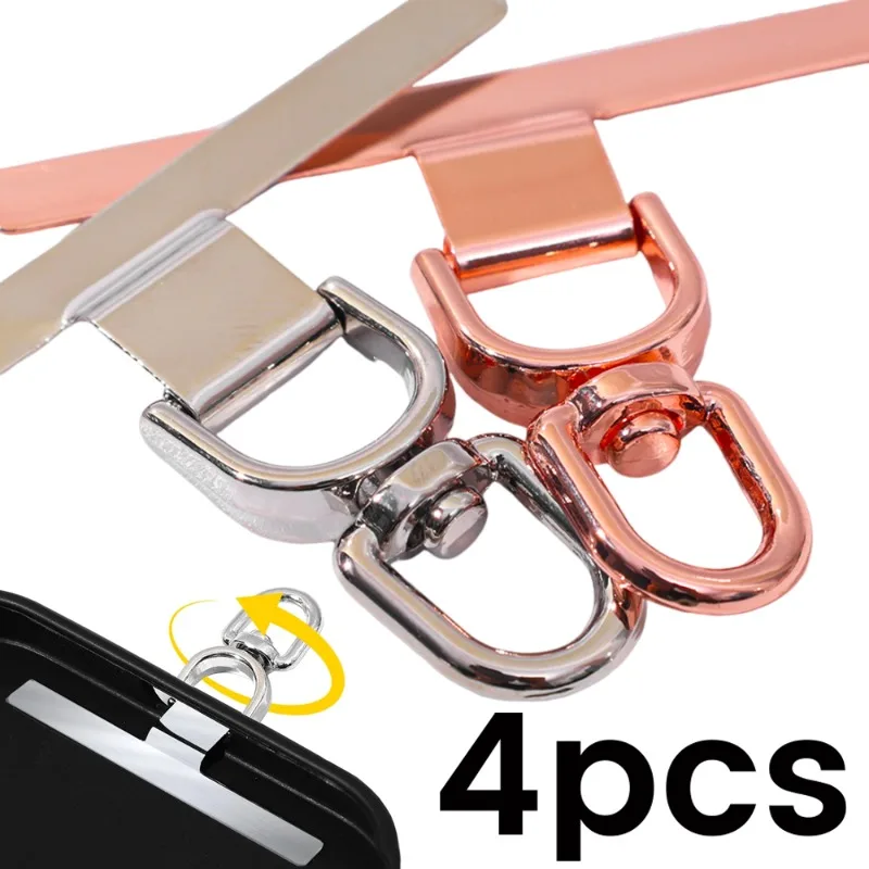 4/2/1 adet Metal cep telefonu sapanlar yedek Tether sekmeler anti-sonbahar paslanmaz çelik telefon kordon conta asılı kordon kartı