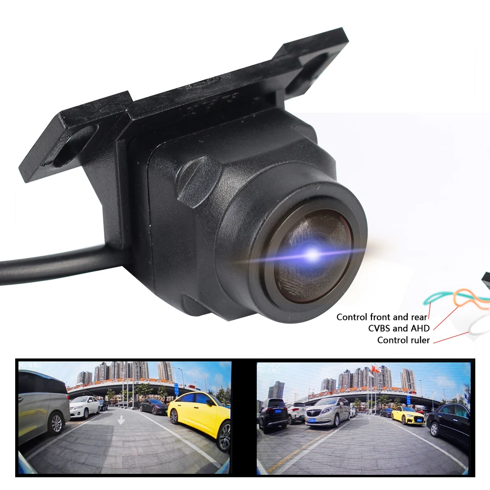 Rear View Reverse Camera 170 Wide Angle CCD Car Camera 1280x1080P High Definition AHD Starlight Night Vision Car Accessories