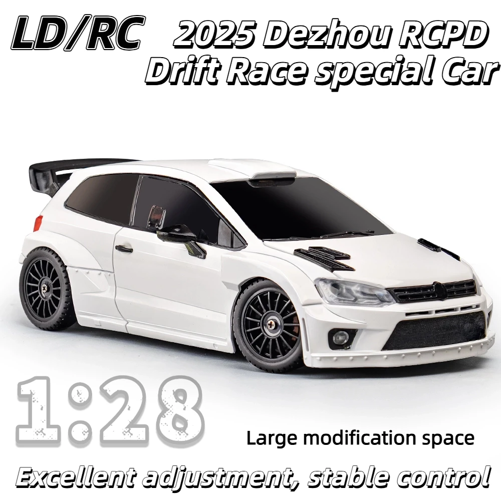 

LDRC 1:28 polo 4x4 drift rc car full scale can be modified RC model competition special car boy 2.4g remote control toy