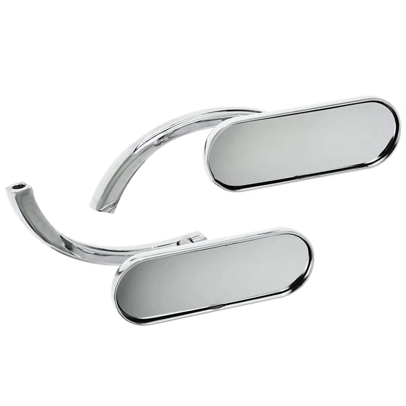 Motorcycle 8Mm&10Mm Mini Oval Mirrors Motorcycle Retro Rearview Mirror