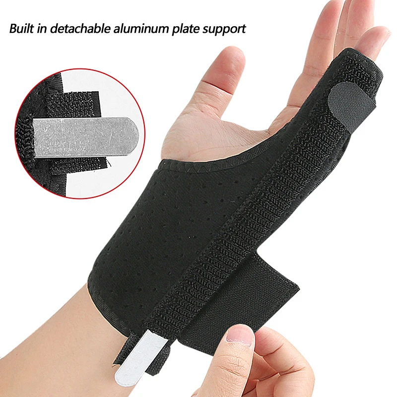 Finger Clamp Little Finger Strap Fingers Aluminum Plate Supported Tendon Sheath Gloves Protective Little Finger Wrist Guard