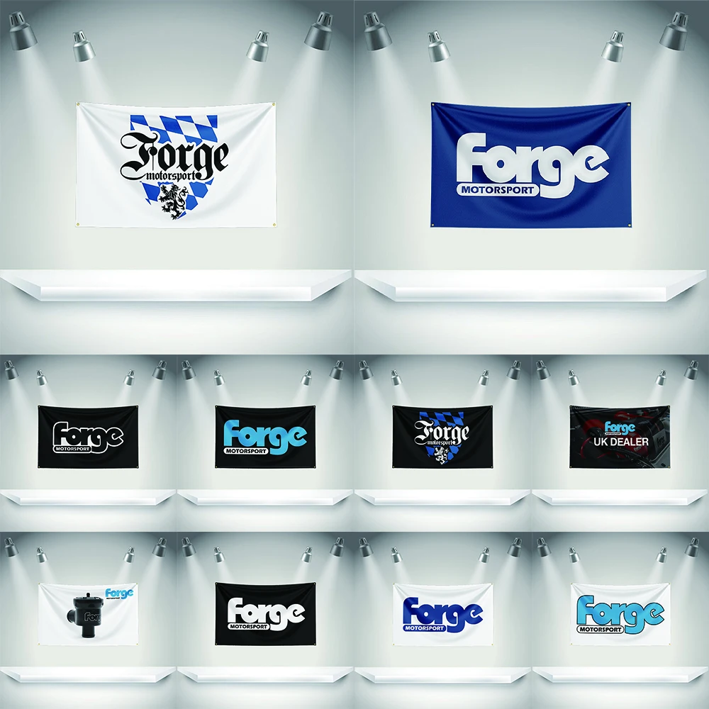 F-Forges Motorsport Flag Auto Tools Banner   HD Printing Tapestry Exhibition, Car Fans, Garage Decor