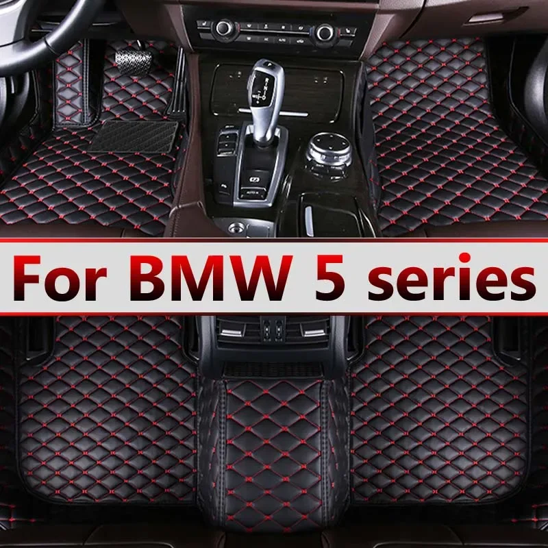 Car floor mats for BMW 5 series G30 525i 530i 540i 2018 19 20 21 22 Custom auto foot Pads automobile cover interior accessories