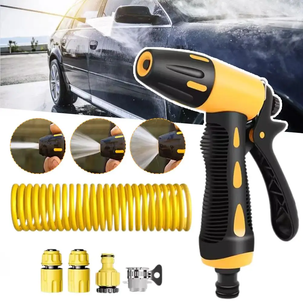 10-20 Meter Telescopic Water Pipe With High-pressure Nozzle Extension Hose Water Hose For Pressure Cleaner Car Washing Tool A5S4