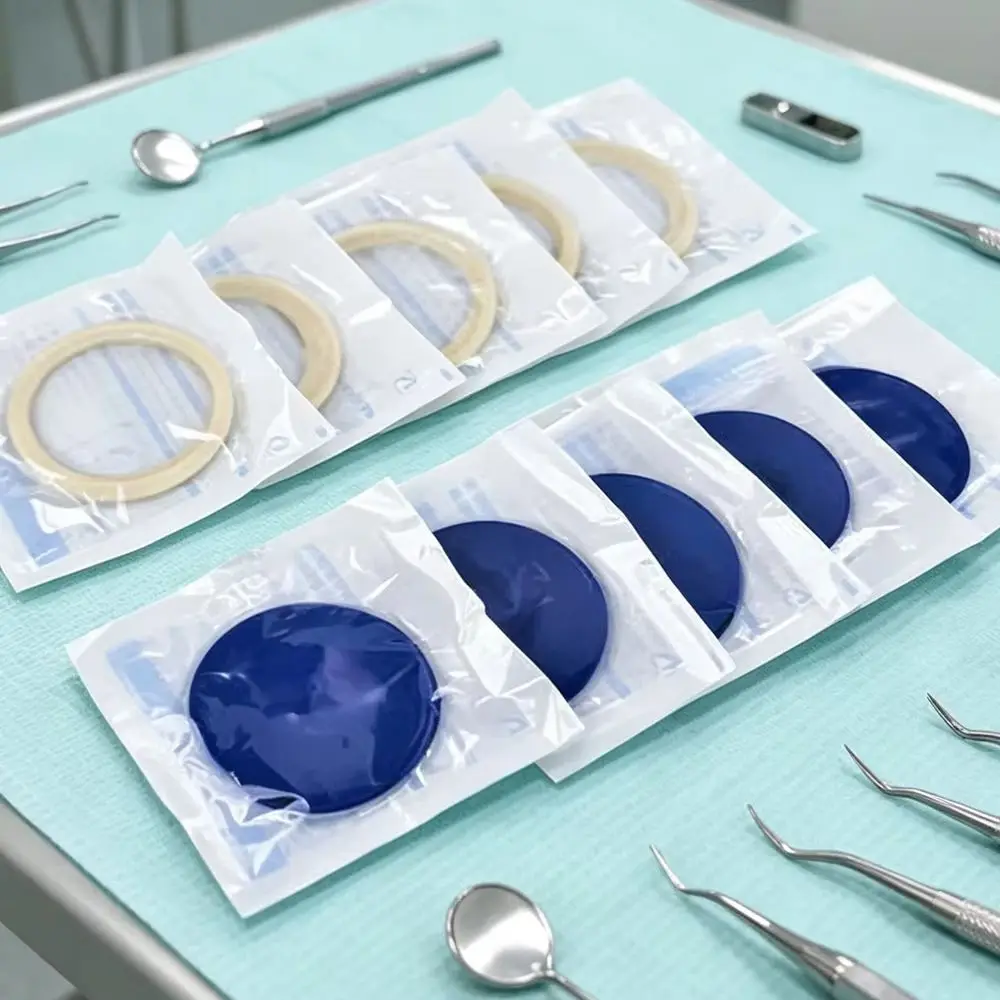

10 Piece Dental Rubber Mouth Opener Set Oral Cheek Retractors Sterile Rubber Dam Expander for Oral Hygiene