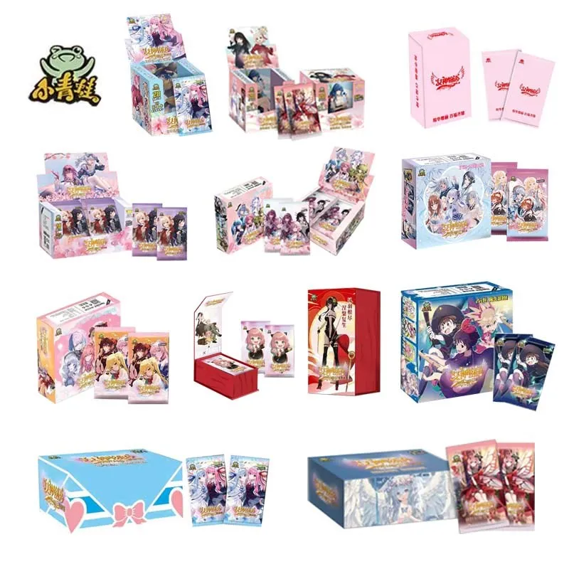 

Wholesales Goddess Story Collection Cards Booster Box Frog Pink Acg Gift Box Table Party Games Trading Cards