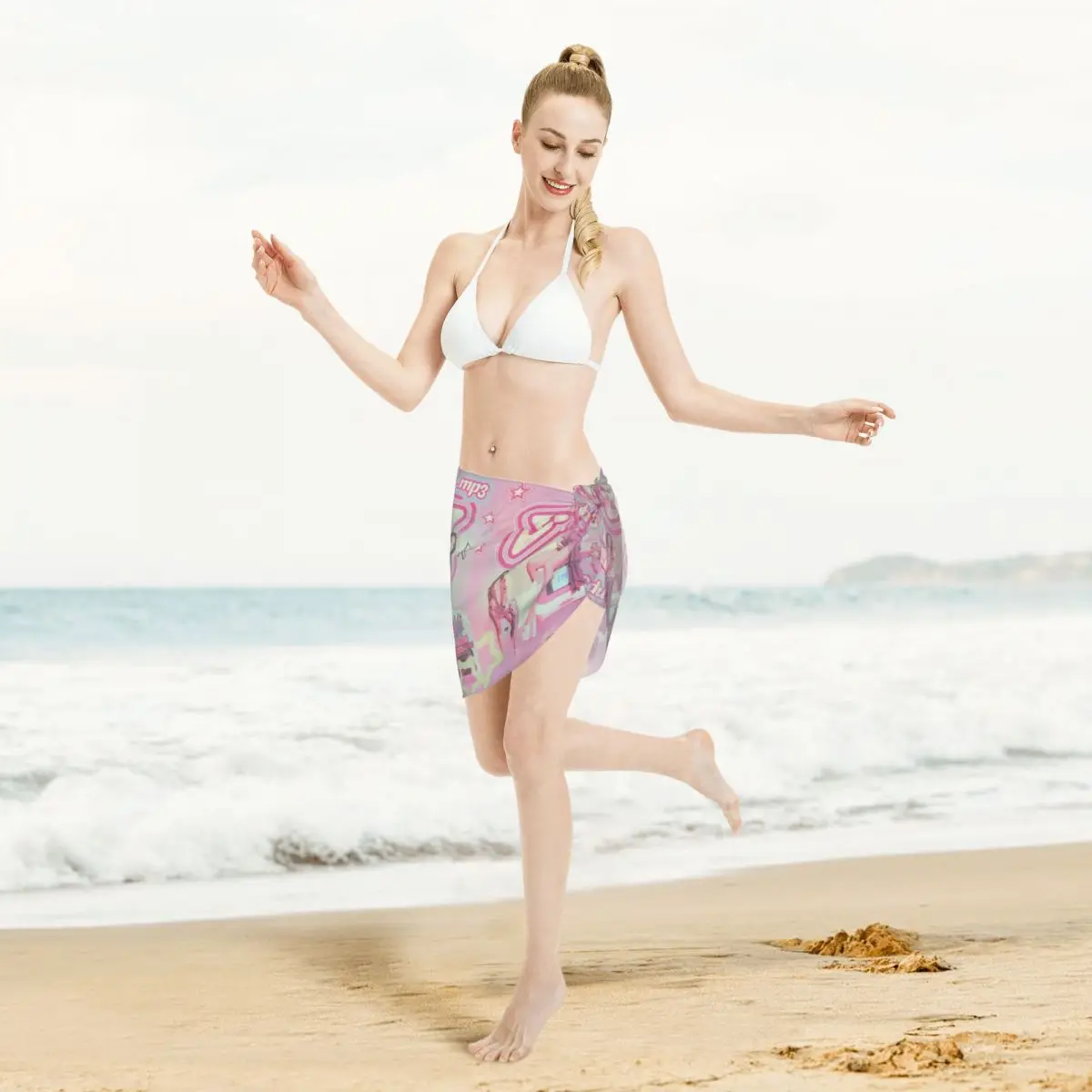 Personalizado para traje de baño e-emilia Mernes, pareos cortos para mujer, envoltura de playa para mujer, pareo de Bikini para playa, pareos, traje de baño para cubrir