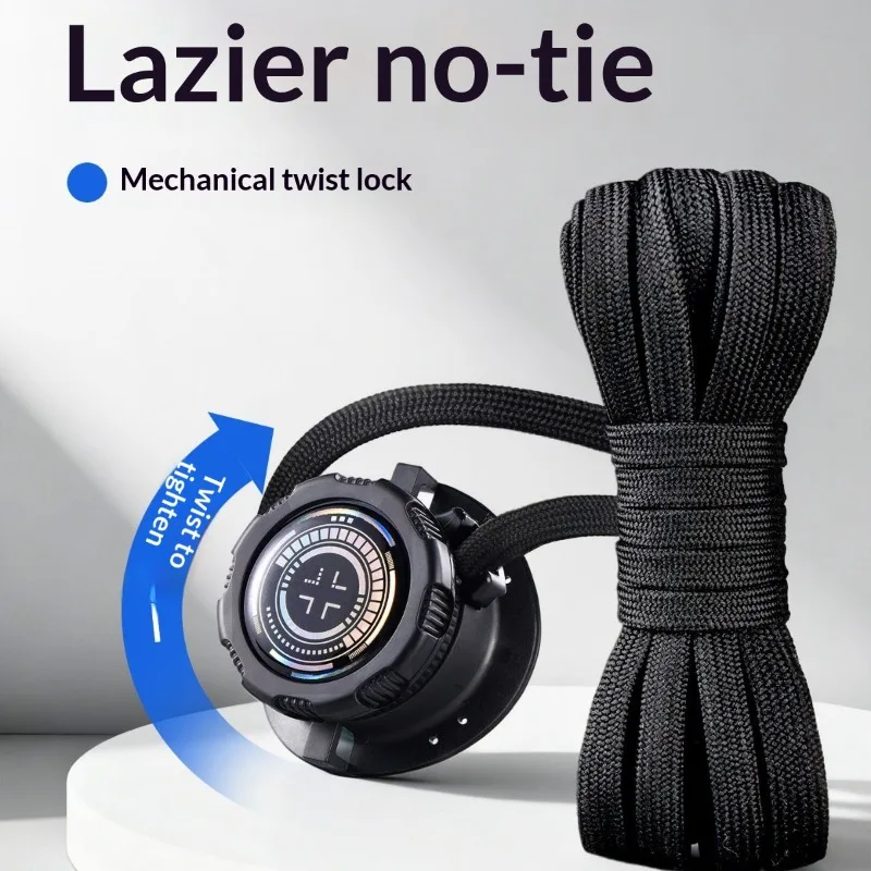 Quick Adjust No Tie Rotating Shoe Buckles Pair Fasteners for Thick Laces Sport Running Walking Hiking Sneaker Accessories