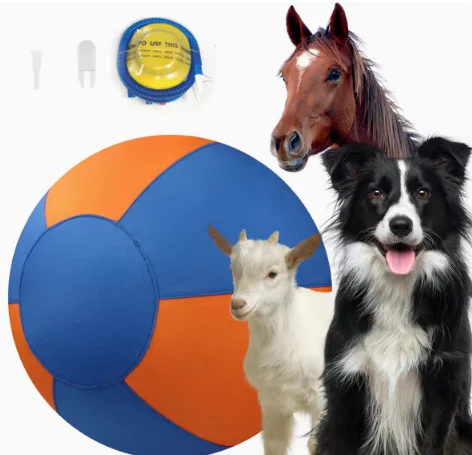 Strengthening giant pet toy ball for sheep, horse, dog, border collie, golden retriever, corgi, large dog, bouncing ball toy, du