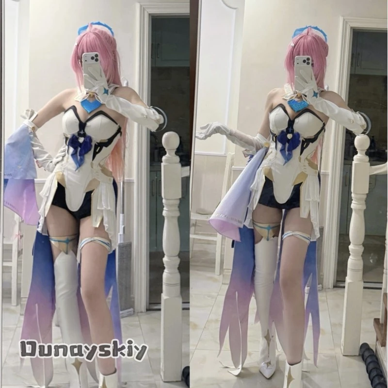 

Костюм для косплея Wuthering Wave Amis Pink Hair Transfer Student DreamZS@ — наряд для ролевых игр по аниме и играм для женщин на Хэллоуин