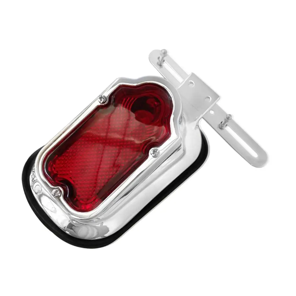 ABS Plastic Brake Tail Light for Motorcycle Red Tombstone