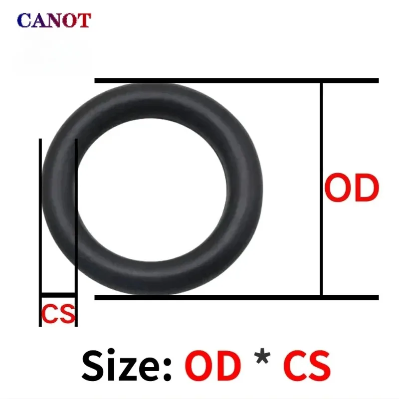 20-30pcs Nitrile Rubber O-Rings OD4mm~30mm CS1mm~4mm NBR Round O Type Corrosion Oil Resist Sealing Gasket Plumbing Waterproof