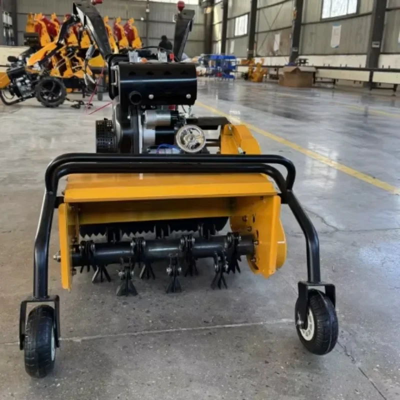 

New Multifunctional Four-wheel Drive Micro Tiller Gasoline Engine Weeding Machine Small Agricultural Weeding and Trenching