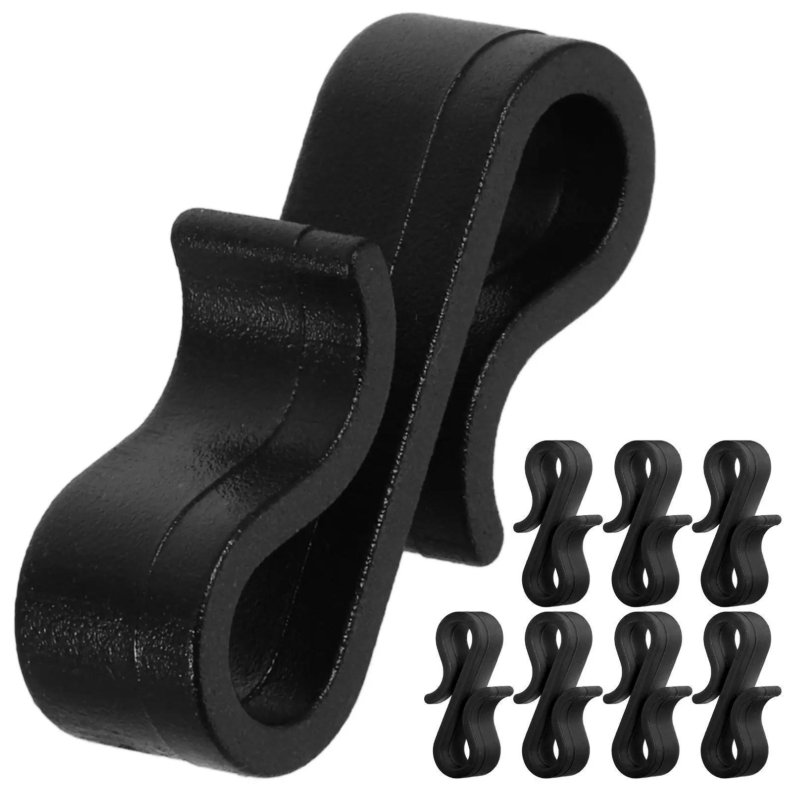 

50 Pcs Lamp Clip Hook Durable Plastic Gutter Hooks Holiday Lights S Shape Waterproof Windproof Christmas Decorations Outdoor