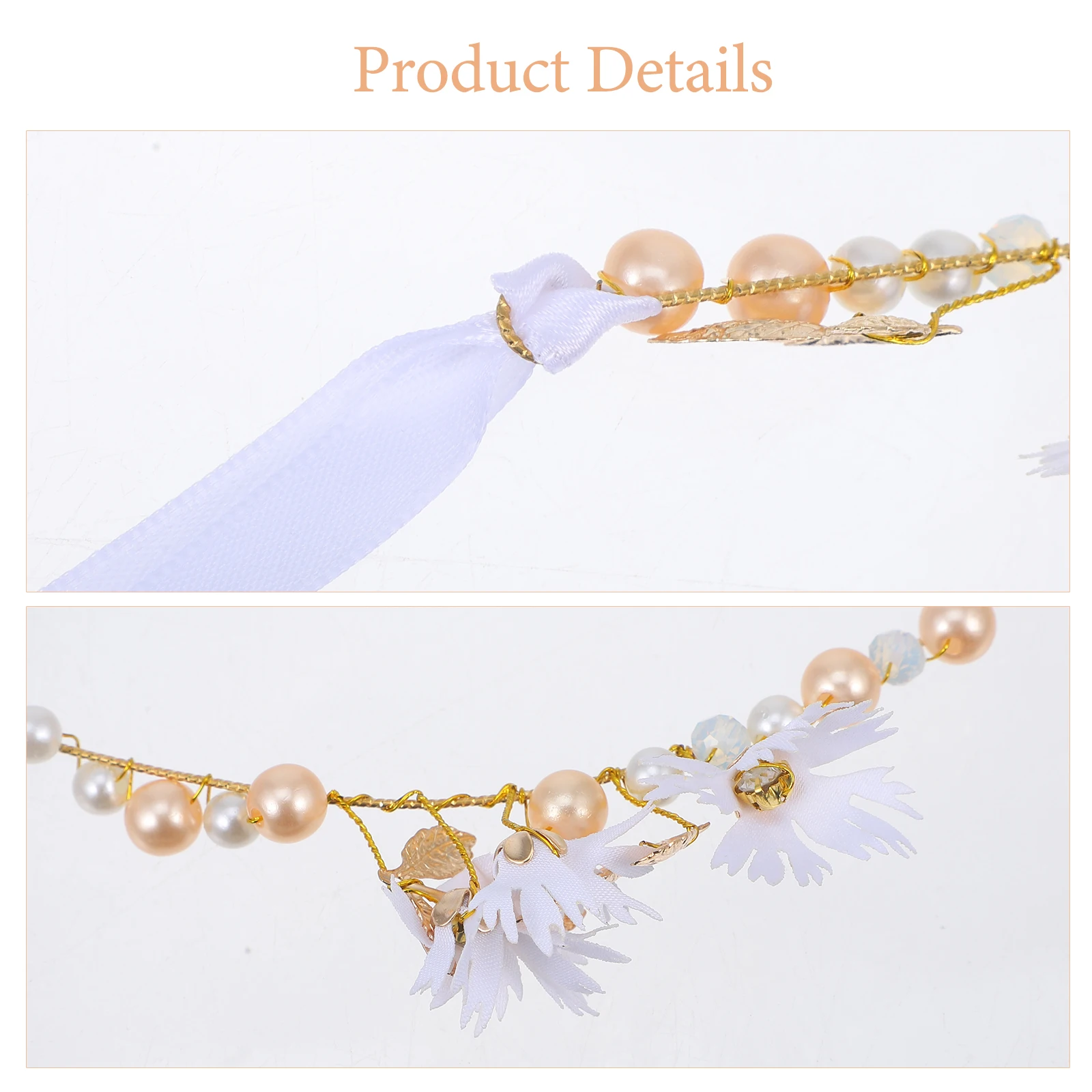 

Flower Headband Wedding Hair Vine Bridal Accessories Wreath Brides Headwear Vines Elegant Design Comfortable Prom