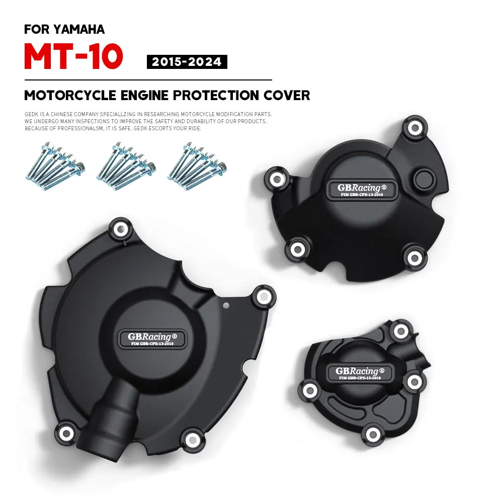 

MT10 GB Racing Engine Protect Cover For YAMAHA MT-10 MT 10 2015-2024 Motorcycle Clutch Pulse Protection Cover Accessories