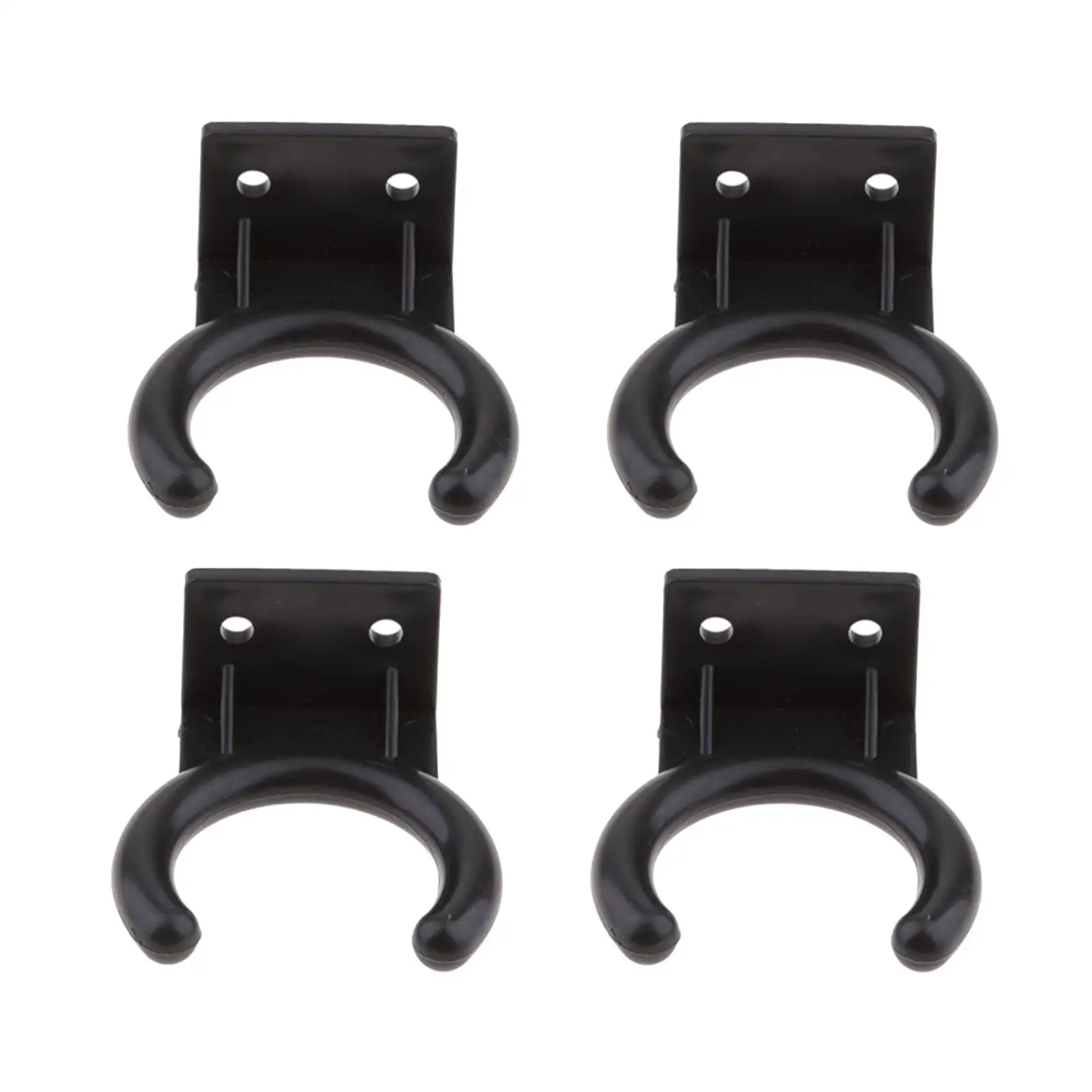 4Pcs Microphone Hook Holder Brackets Wall Hanger Holder for Home