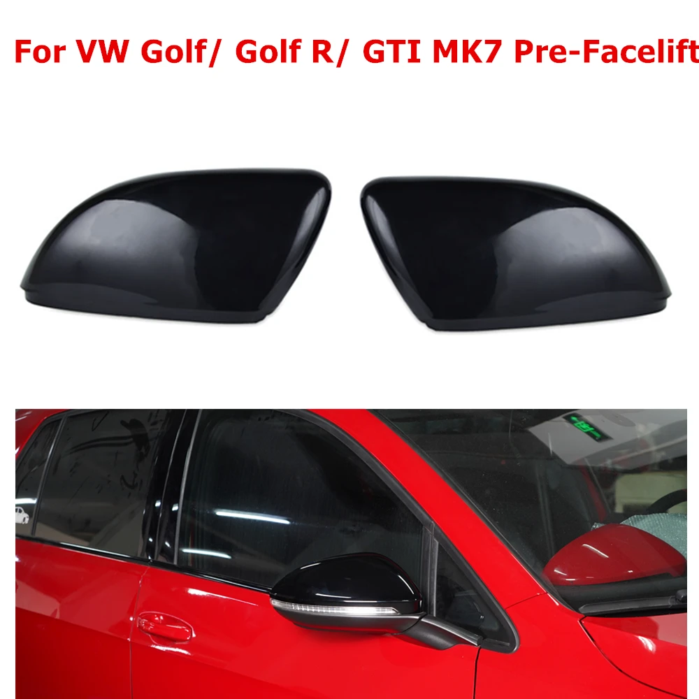 

2 Pcs Rearview Side Wing Mirror Cover Cap Housing Casing For VW Golf R GTI MK7 Pre-Facelift 2015-2017 5G0857537 5G0857538