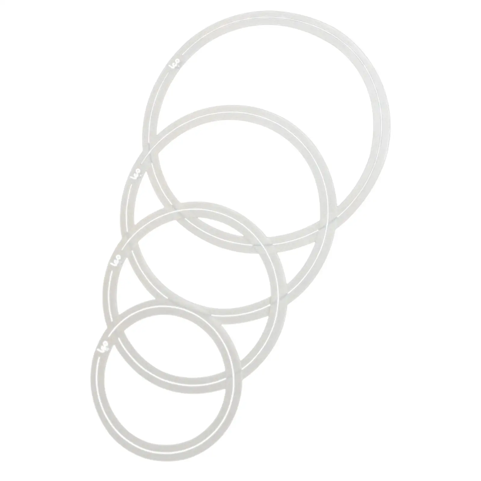 Drum Mufflers Dampening Mute Rings Durable Snare Drum Dampener Kit for Drummers Practice Session