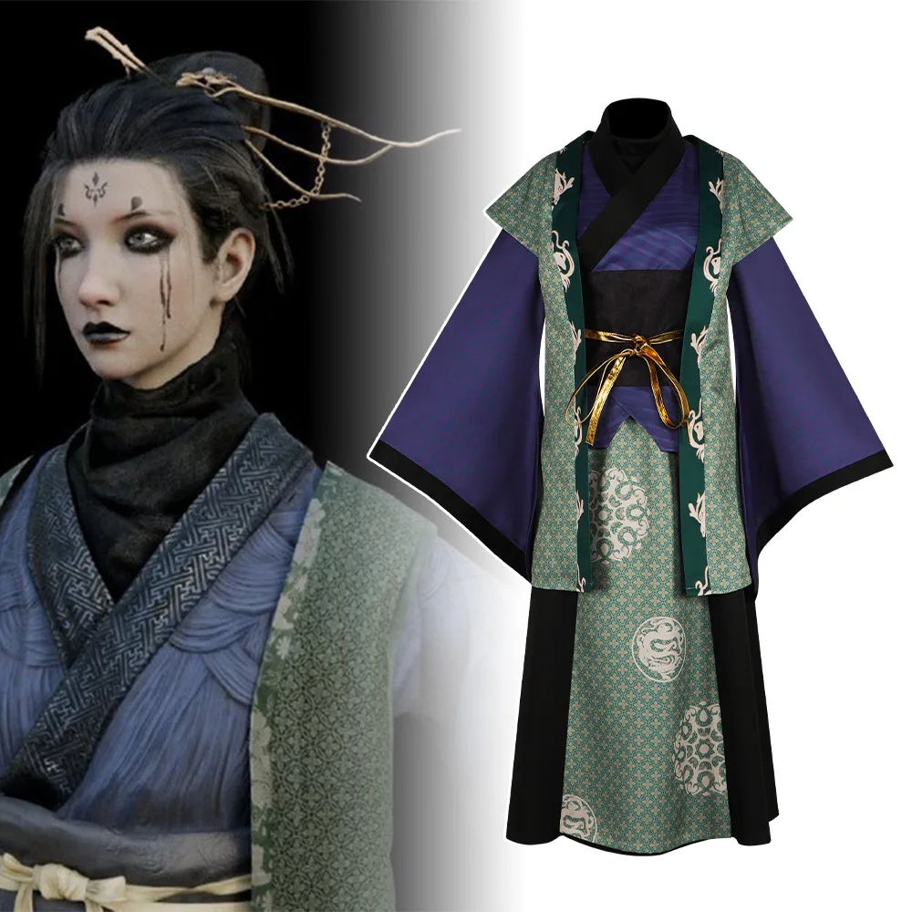 

Black Myth: Wukong Cosplay Costume Spider Spirit Fourth Sister 2D Character Cosplay Anime And Game Costume Set