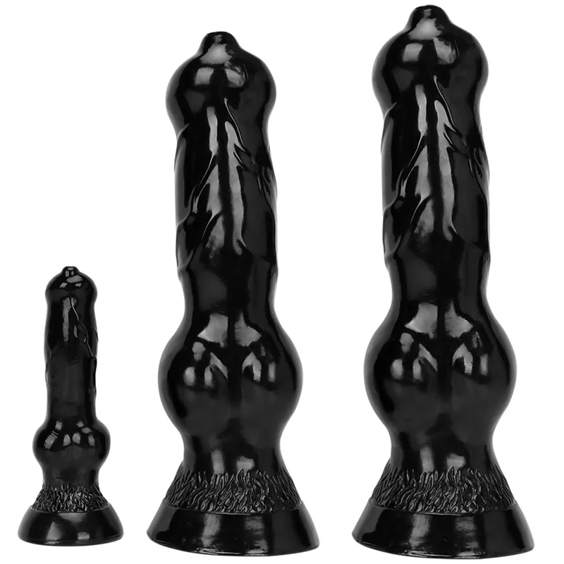 Giant Animal Dildo Sex Toy for Men Women Anal Plug Realistic Penis Dog Dildos Female Masturbator G-Spot Stimualto Adult Supplies