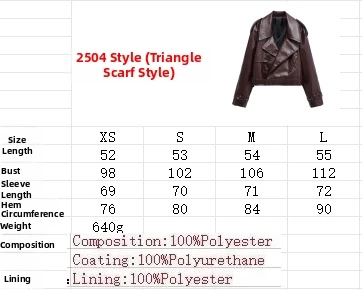 Jaqueta de imitação de couro retro feminina primavera novo estilo europeu e americano motocicleta lapela curta moda outerwear