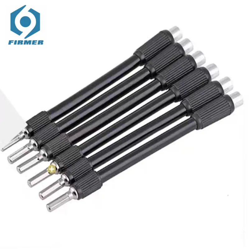 5 Pcs Multifunctional Universal Shaft ยืดหยุ่นเจาะท่อพลาสติกมือไฟฟ้าชุดหัวเชื่อมต่อ Rod เครื่องมือ
