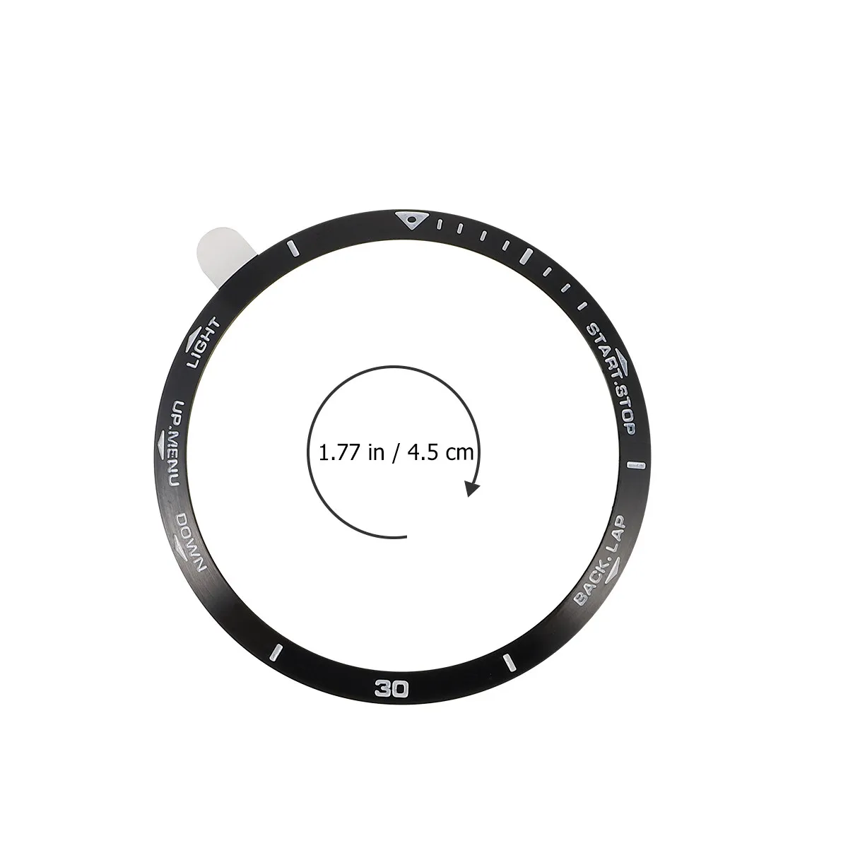 Watch Bezel Ring Stainless Steel Metal Watch Shell Personalize Your Timepiece Elegant Protective Case for 5