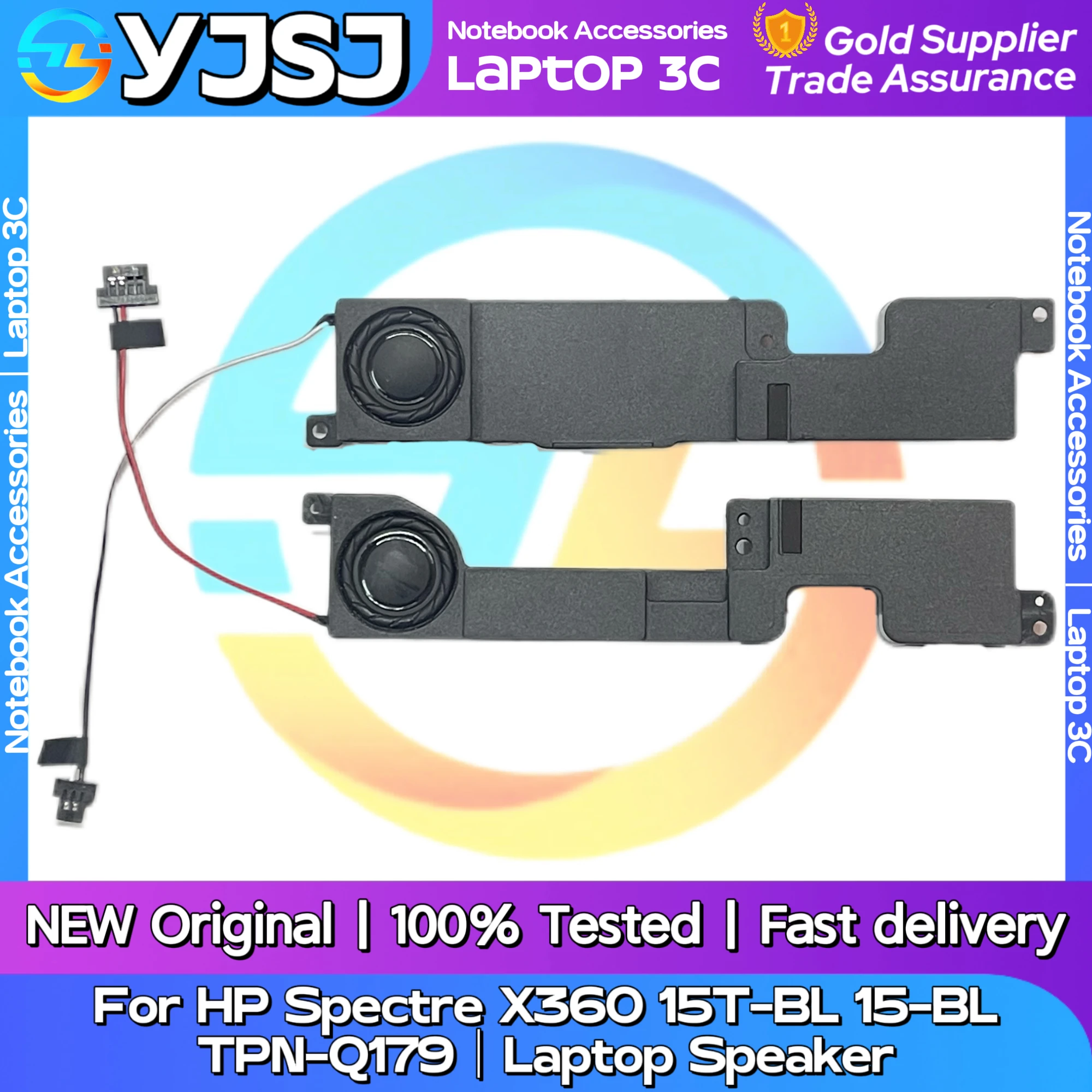 

Новый оригинальный аудиодинамик для ноутбука HP Spectre X360 15T-BL 15-BL TPN-Q179, встроенный левый и правый динамик