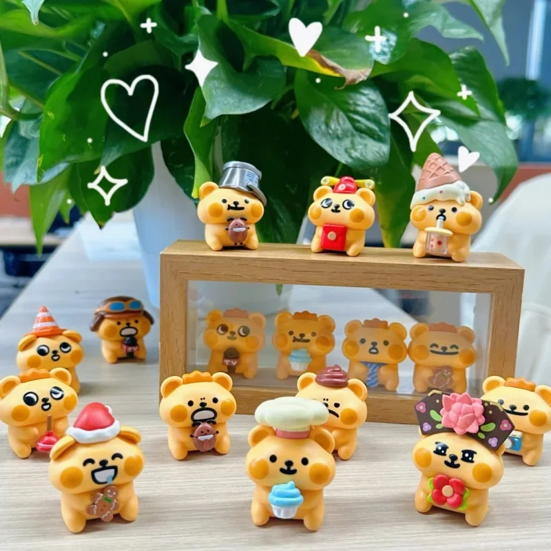 

In Spot Bear Is Bug Mini Lazy Days Series Blind Box Trendy Kawaii Doll Figure Mini Toy Desk Decor Ornament Mystery Statue Gift
