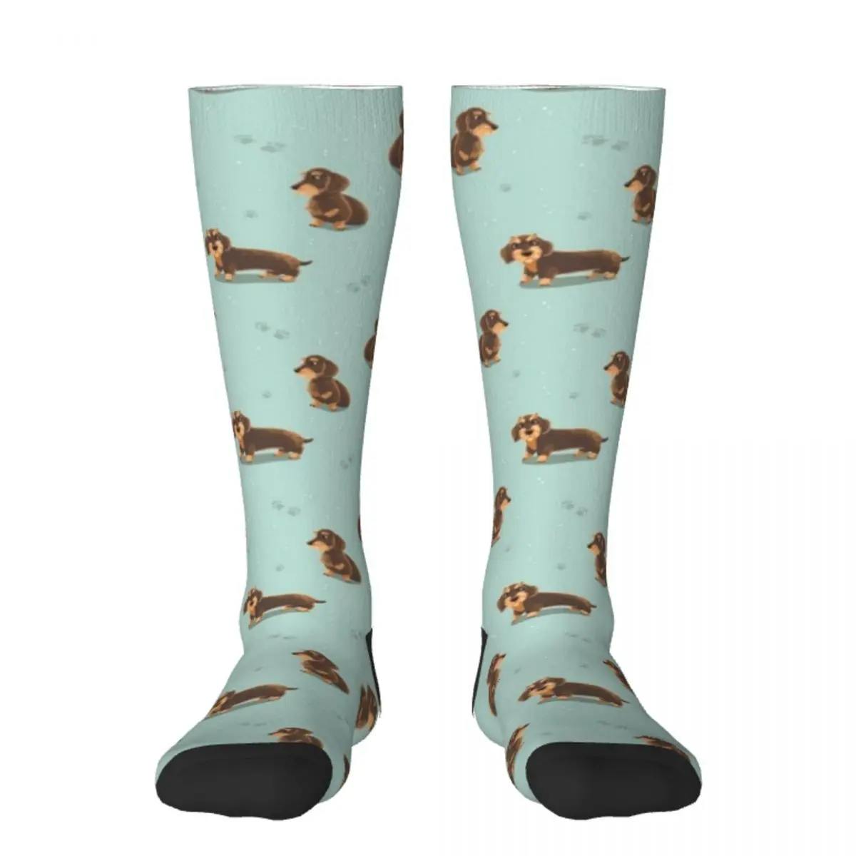 

Dachshund Socks winter Antiskid soccer professional running sports stockings Socks For Girls Men's