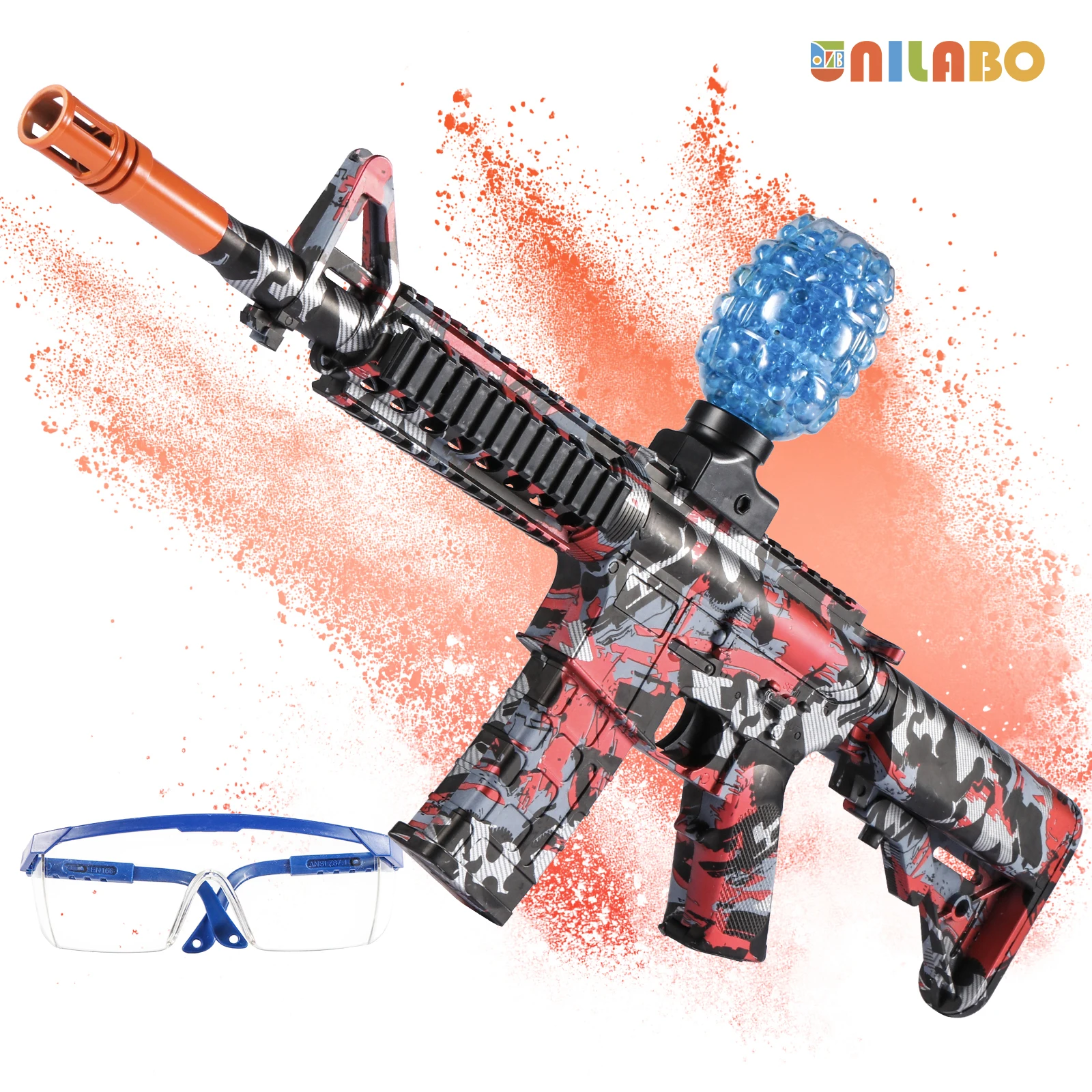 

M416 Electric Blaster Gun Toys, Rechargeable, Automatic Outdoor Toys for Team Activities, Perfect Summer Gift(Bullets Excluded)
